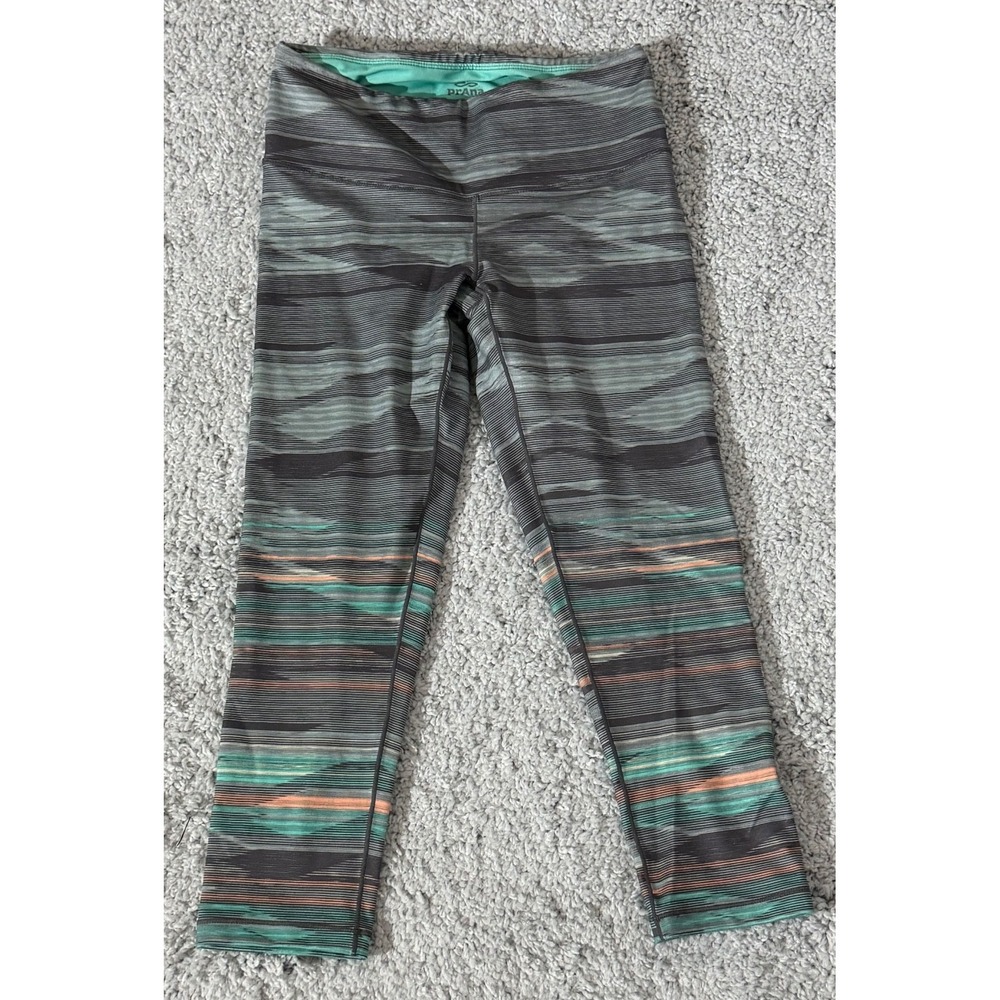 prAna Women's Pillar Printed Capri‎ Leggings Size L - GUC